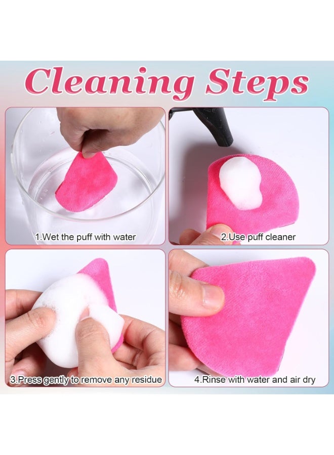Professional Triangle Powder Puffs – Gentle Velvet Makeup Applicators for Flawless Blending & Even Coverage-6Pcs - Image 2